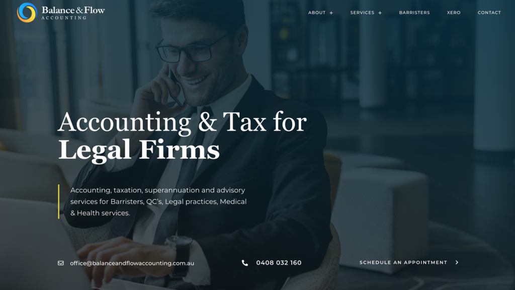 website design for an accountant